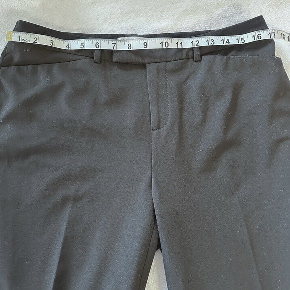 Coldwater Creek Pants High Rise Black Career Dress Size 10 Trousers Slacks - Picture 3 of 8